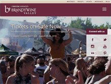 Tablet Screenshot of brandywinevalley.com